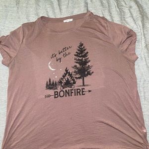 Maurice’s camping tshirt